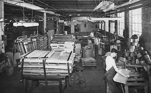 Shure Manufacturing historic photo